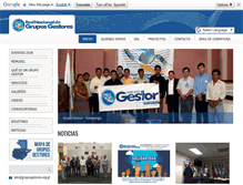 Tablet Screenshot of gruposgestores.org.gt